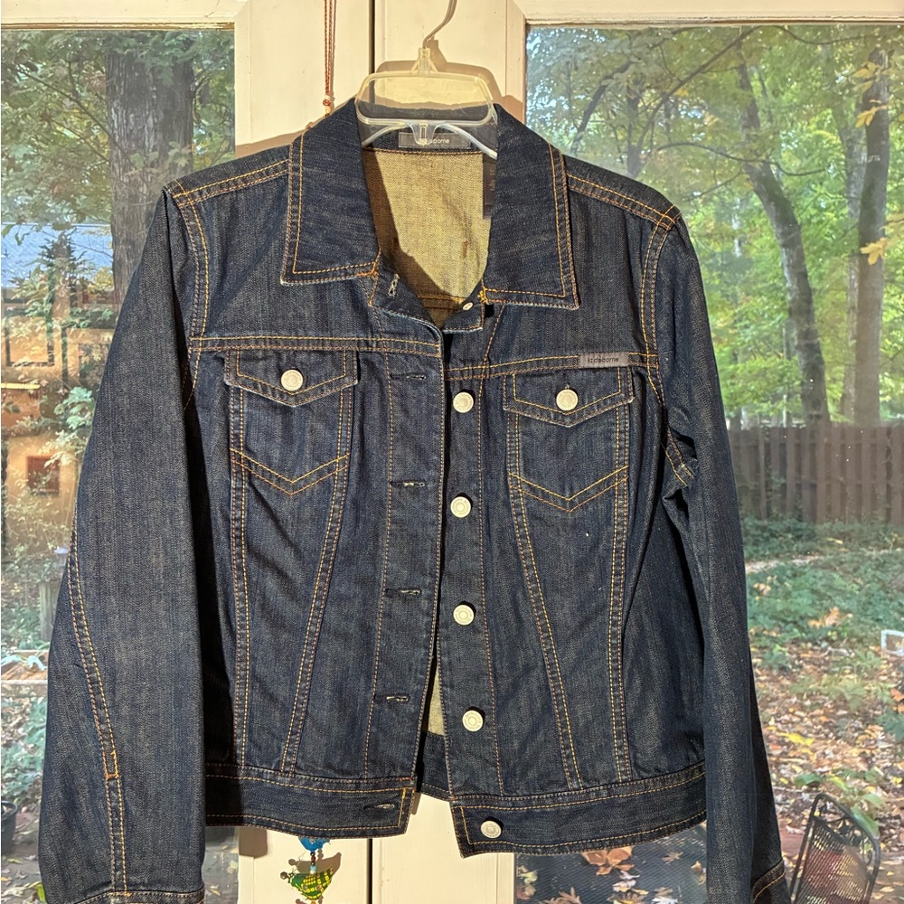 Liz Claiborne Dark Blue Jean Jacket